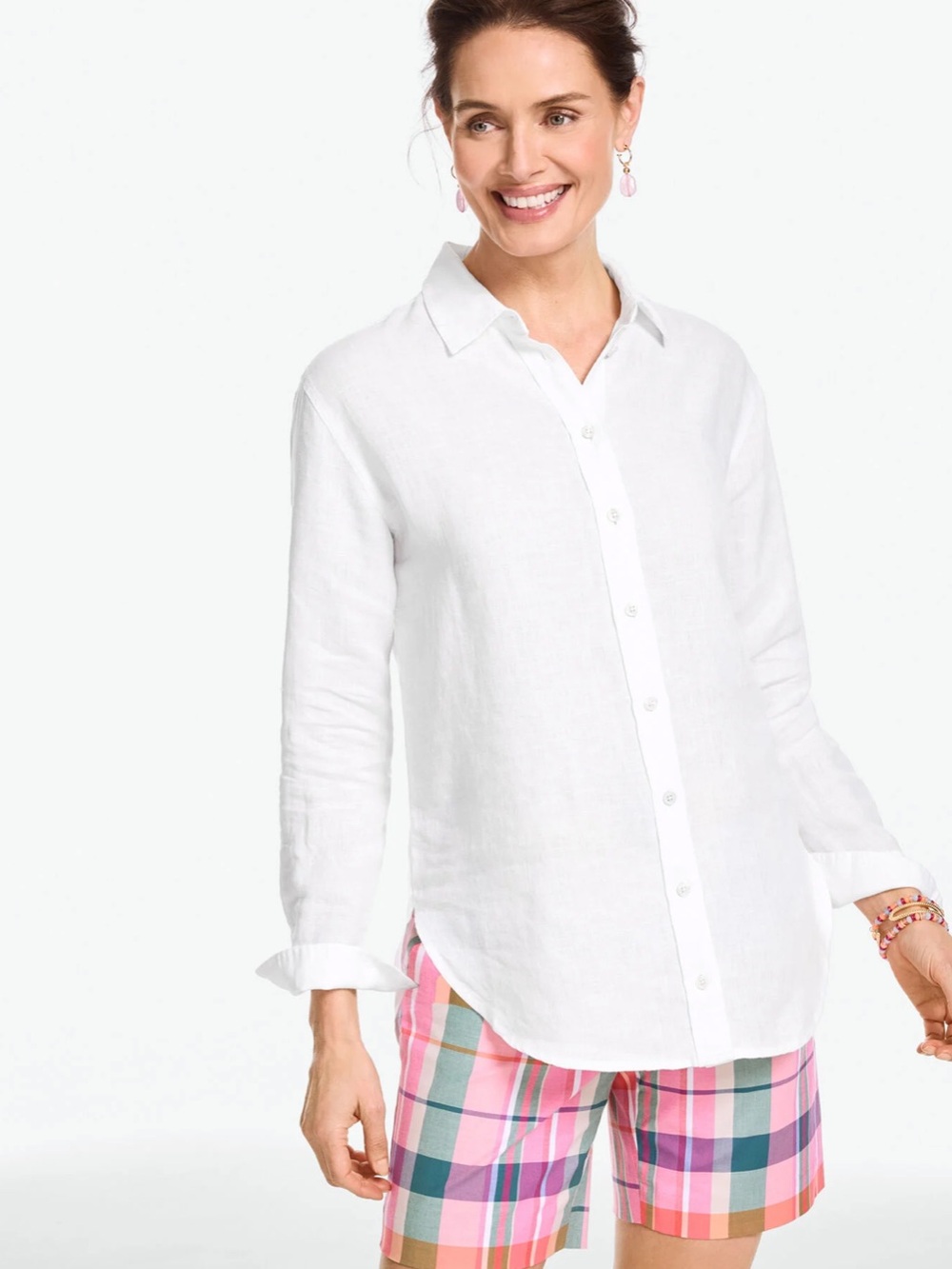 Talbots Everyday Relaxed Linen Shirt